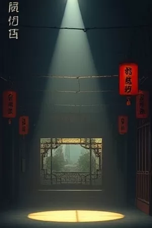 《山海拾遗录》竖版海报，民间传说题材的水墨山影